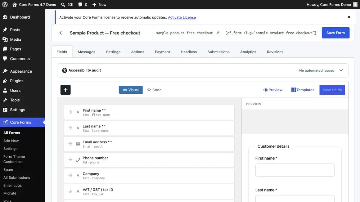 Core Forms screenshot 3