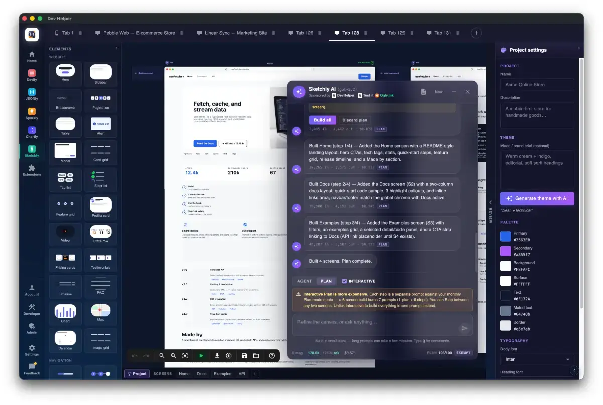 DevHelper screenshot 3