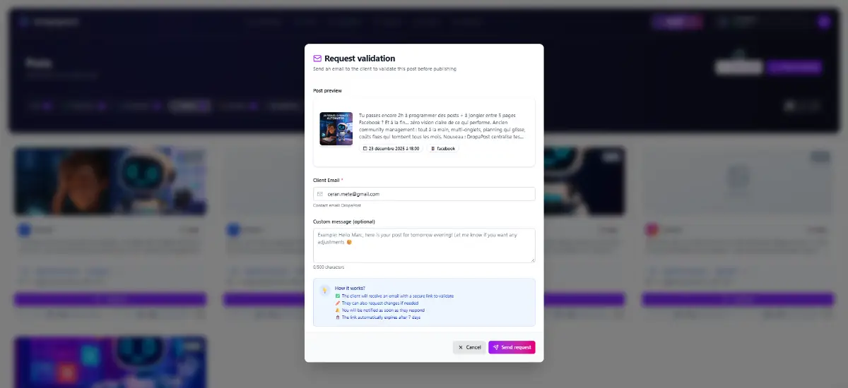 Dropapost - AI Social Media Manager screenshot 3