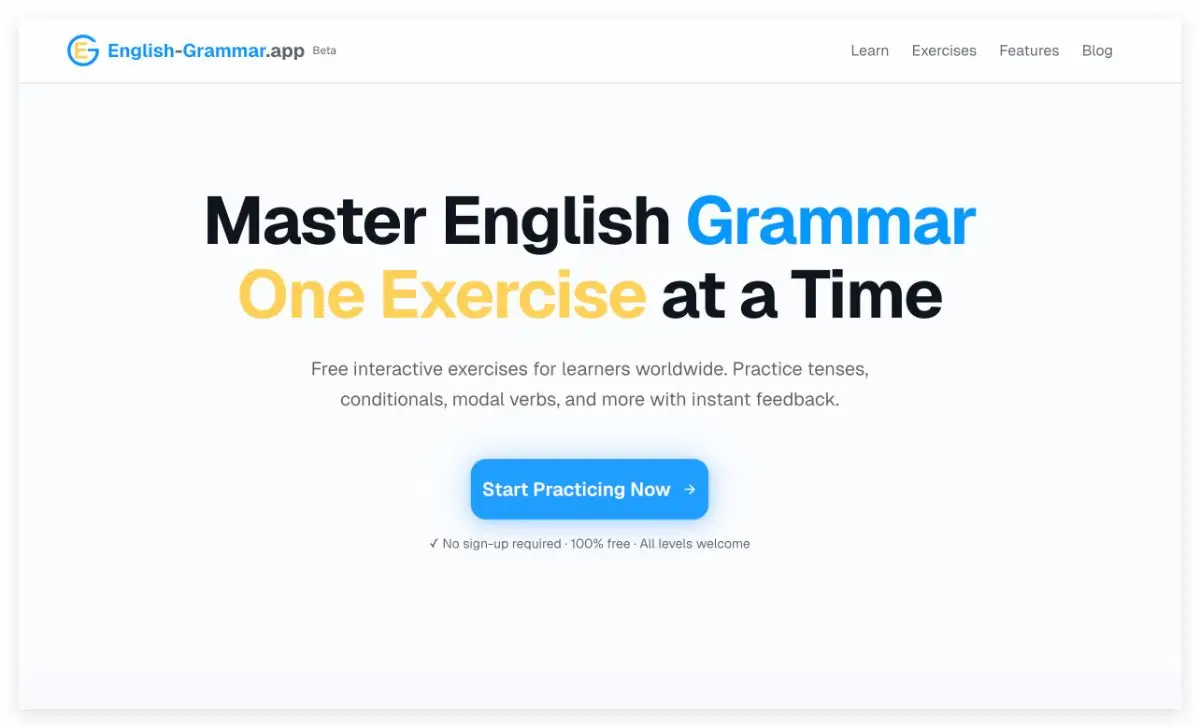 English Grammar App screenshot 3