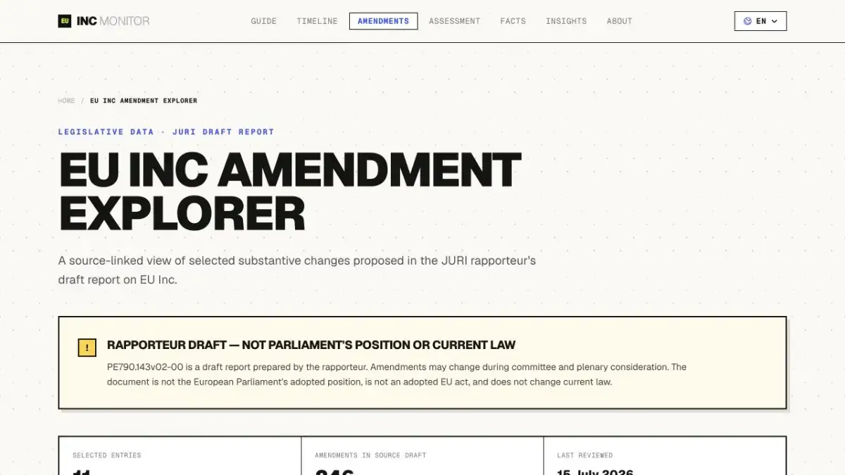 EU Inc Monitor screenshot 3