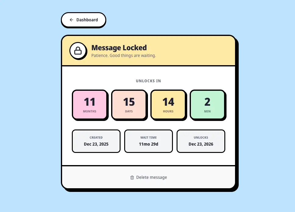 FeatureMessage screenshot 2