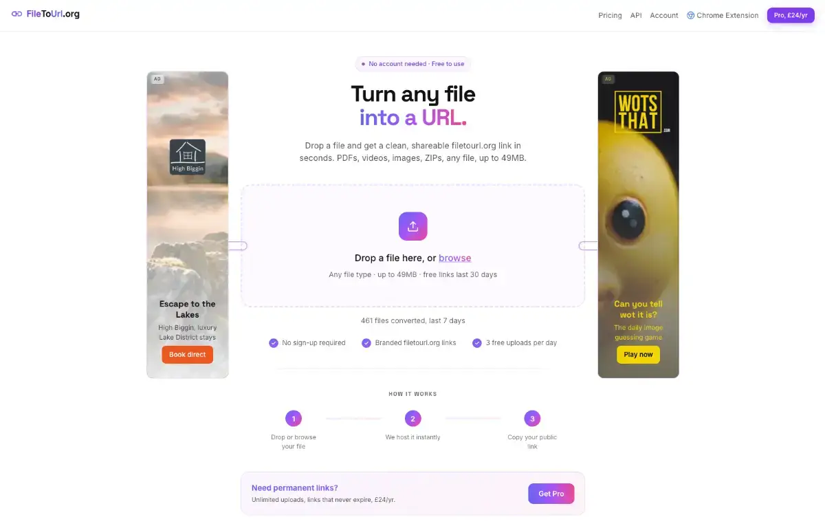 FileToUrl screenshot 2