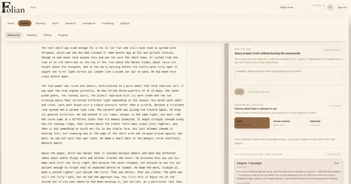 Folian screenshot 2