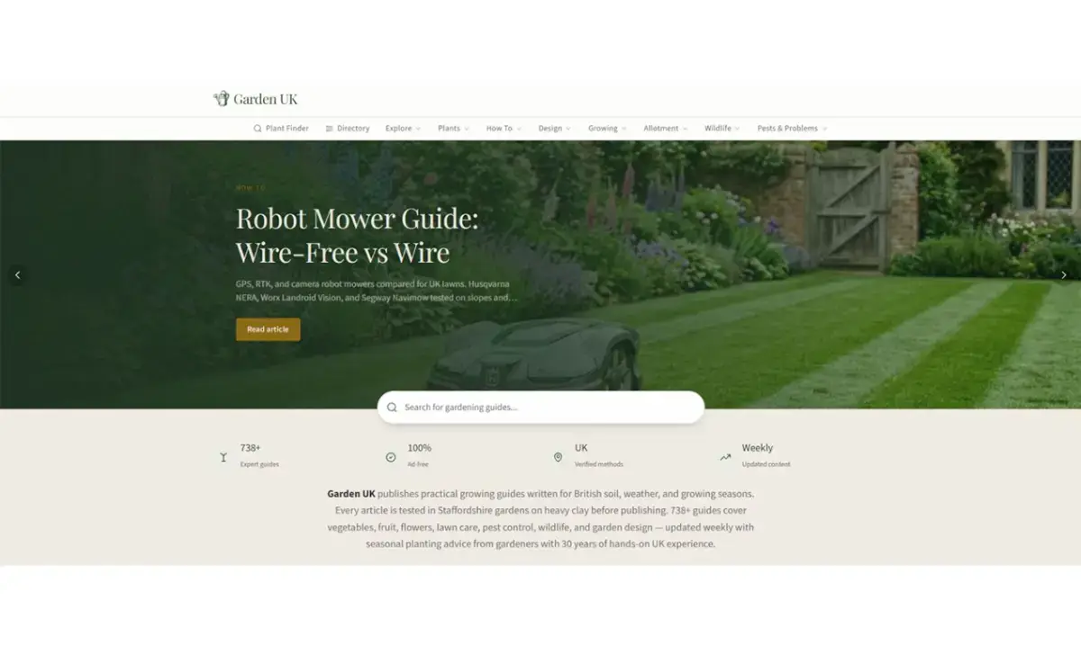 Garden UK screenshot 2