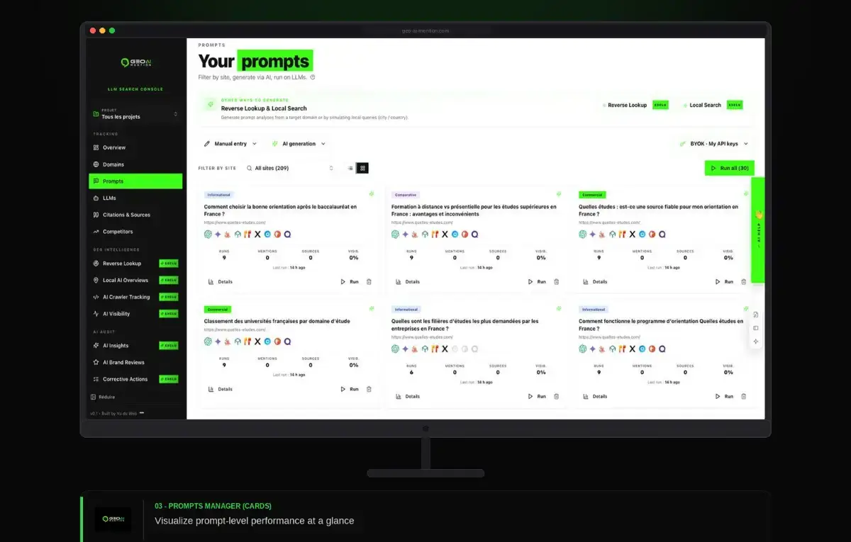 GEO AI MENTION screenshot 1