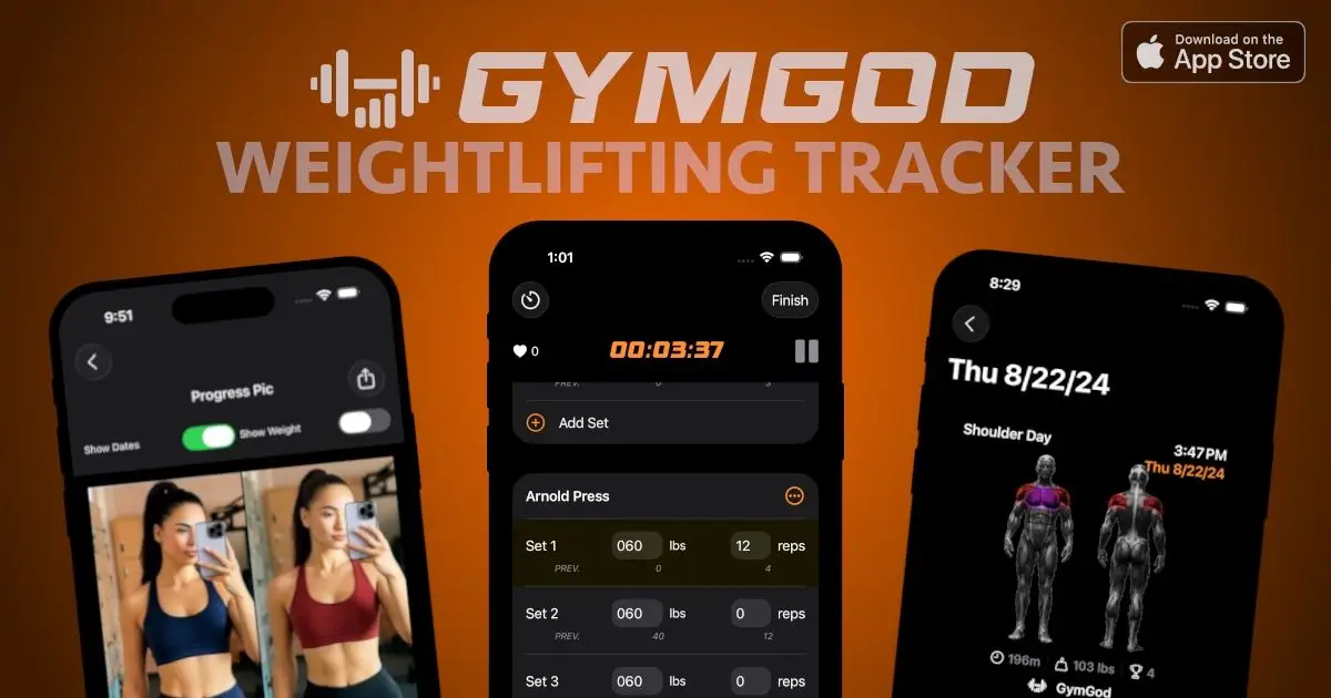 GymGod Weightlifting Tracker screenshot 1