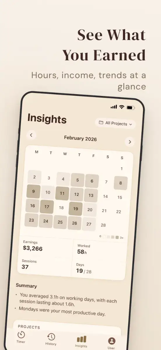 Hourly screenshot 3