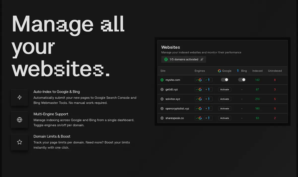 IndexMachine screenshot 2