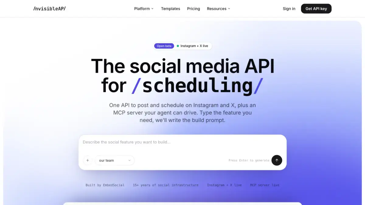 InvisibleAPI product image