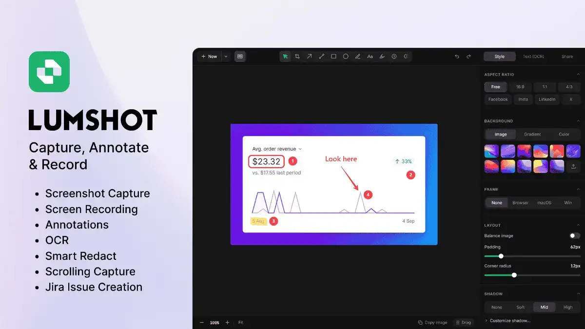 Lumshot screenshot 1