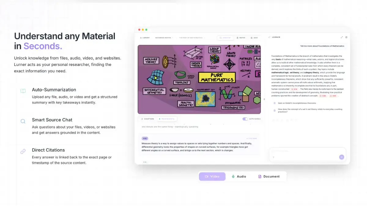Lurner screenshot 1