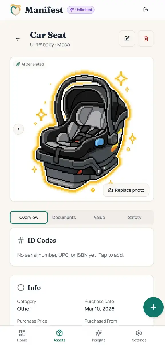 Manifest: Home Inventory App screenshot 2
