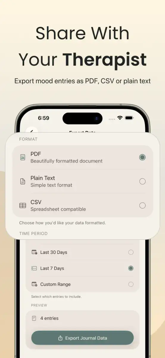 Mudo: Mood & Anxiety Tracker screenshot 3