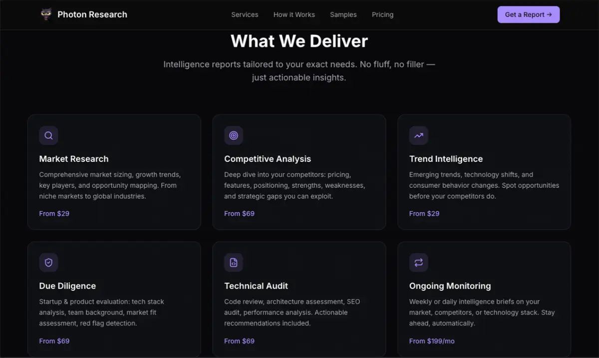 Photon Research screenshot 2