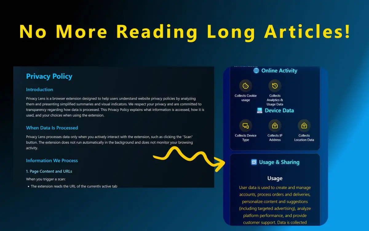 Privacy Lens screenshot 3