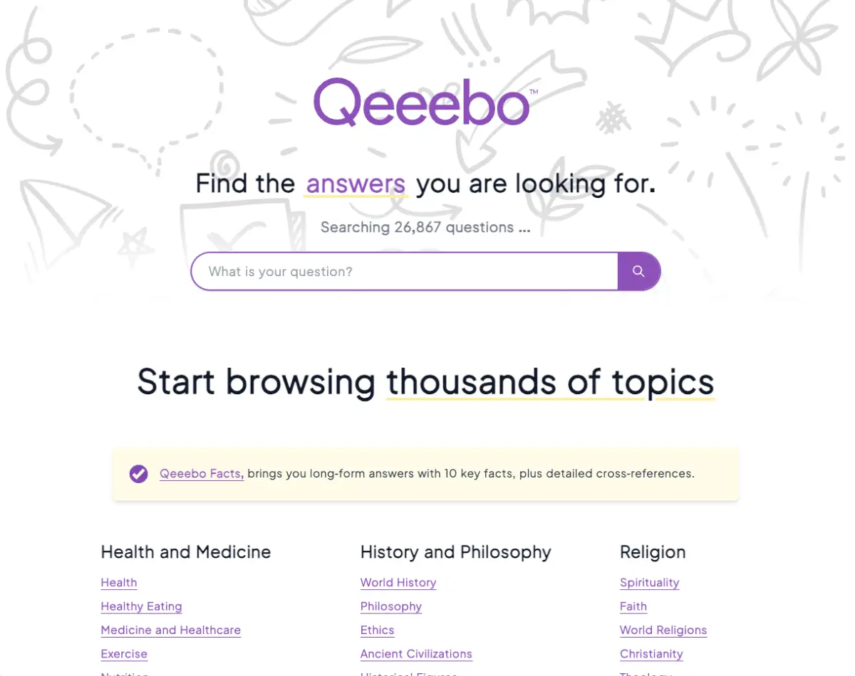 Qeeebo screenshot 1