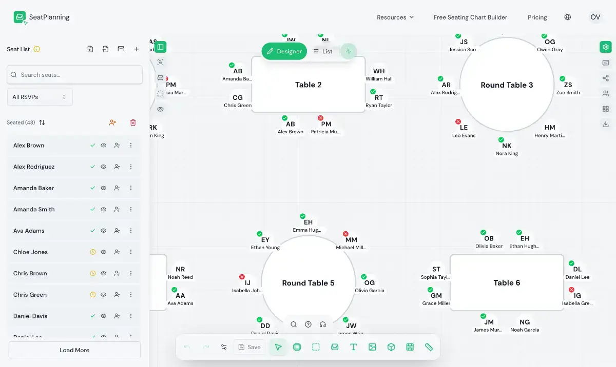 SeatPlanning screenshot 3