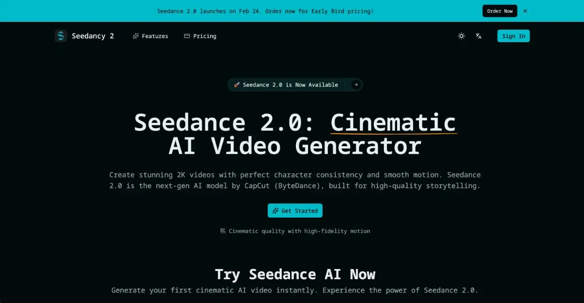 Seedancy 2 screenshot 1