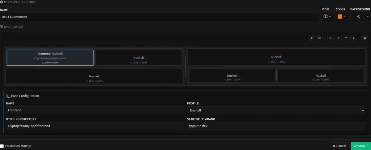 TabbySpaces screenshot 2