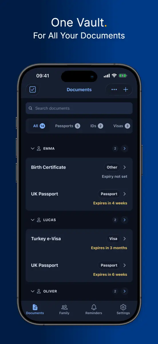Travel Document Vault screenshot 2
