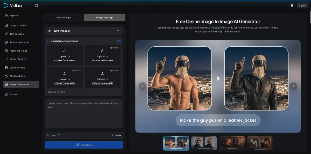 VidLux AI screenshot 2