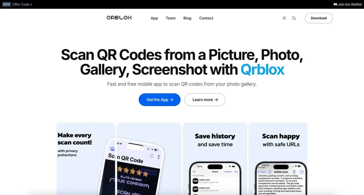 Qrblox screenshot 2