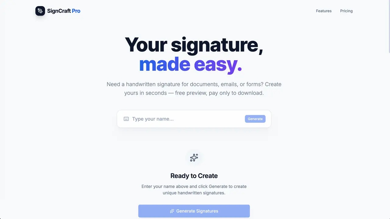 SignCraft screenshot 1