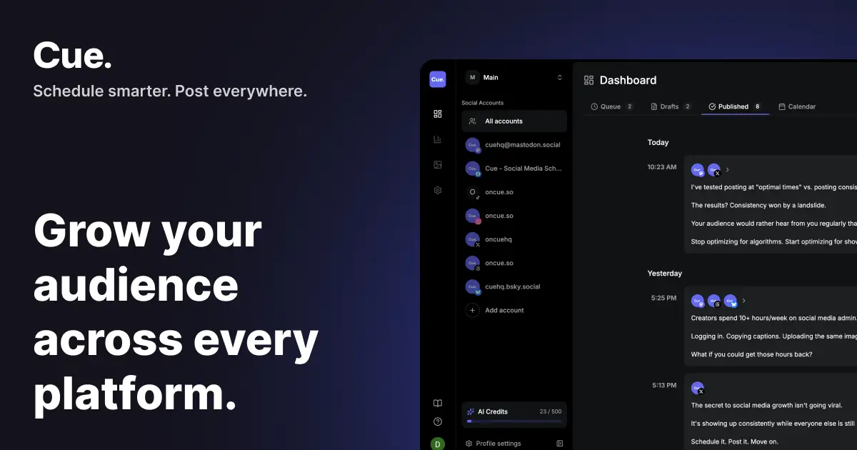 Cue screenshot 2