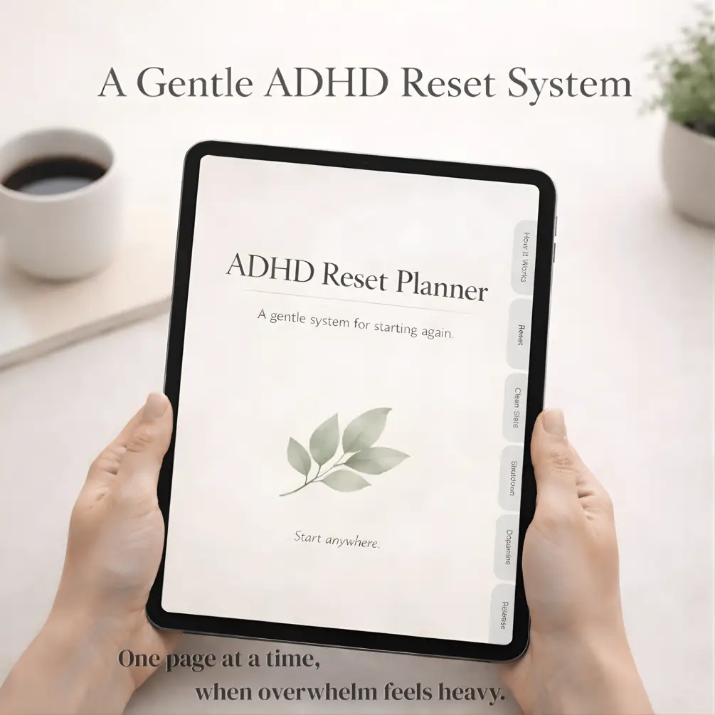 ADHD Reset Planner screenshot 1