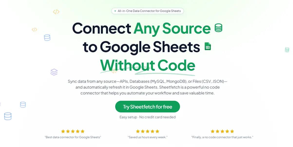 Sheetfetch screenshot 1