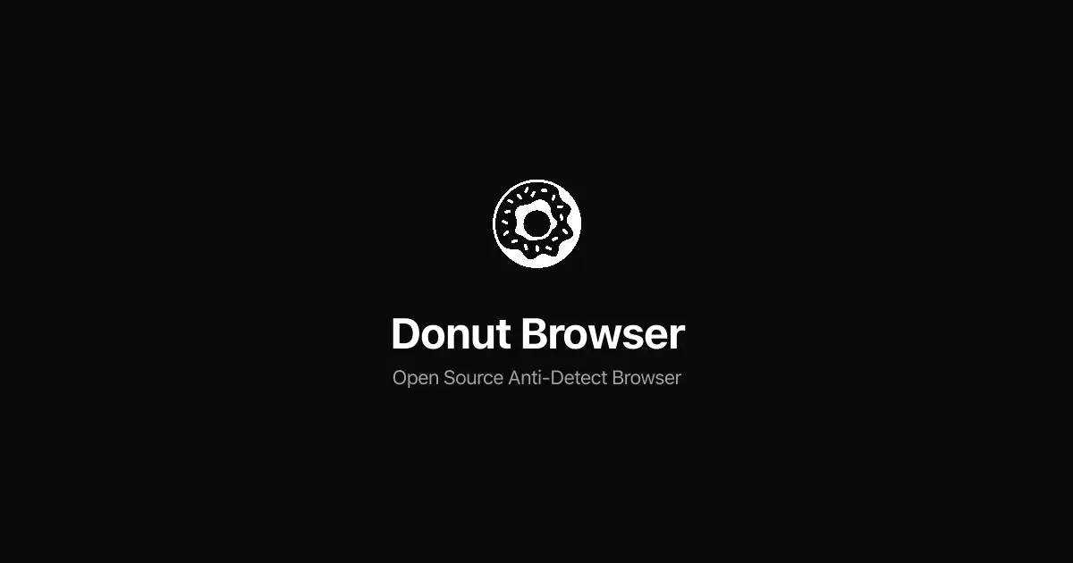 Donut Browser screenshot 1