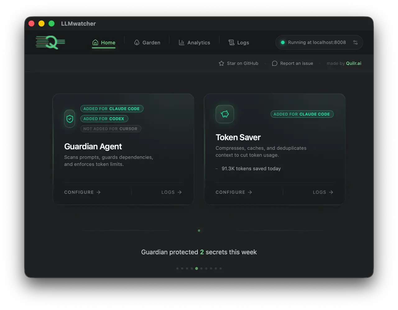 AgentGuard screenshot 1